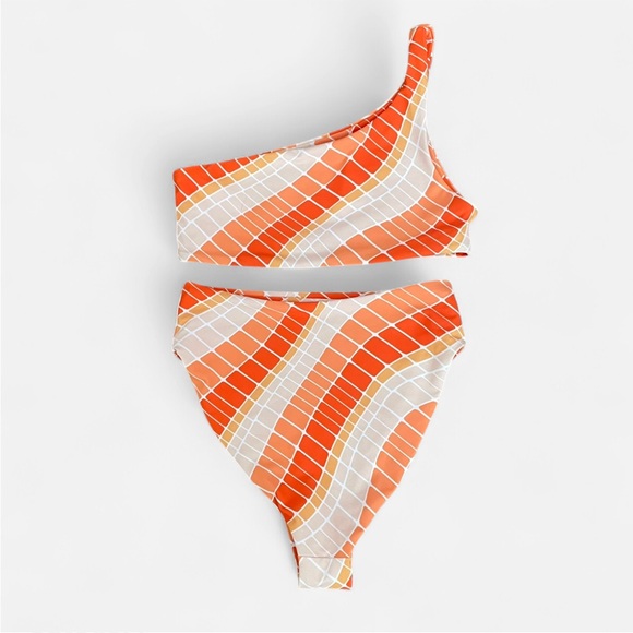 Skatie Ellis Bikini Top & Monroe Swimsuit Bottoms Set in San Clemente Medium - Picture 10 of 10